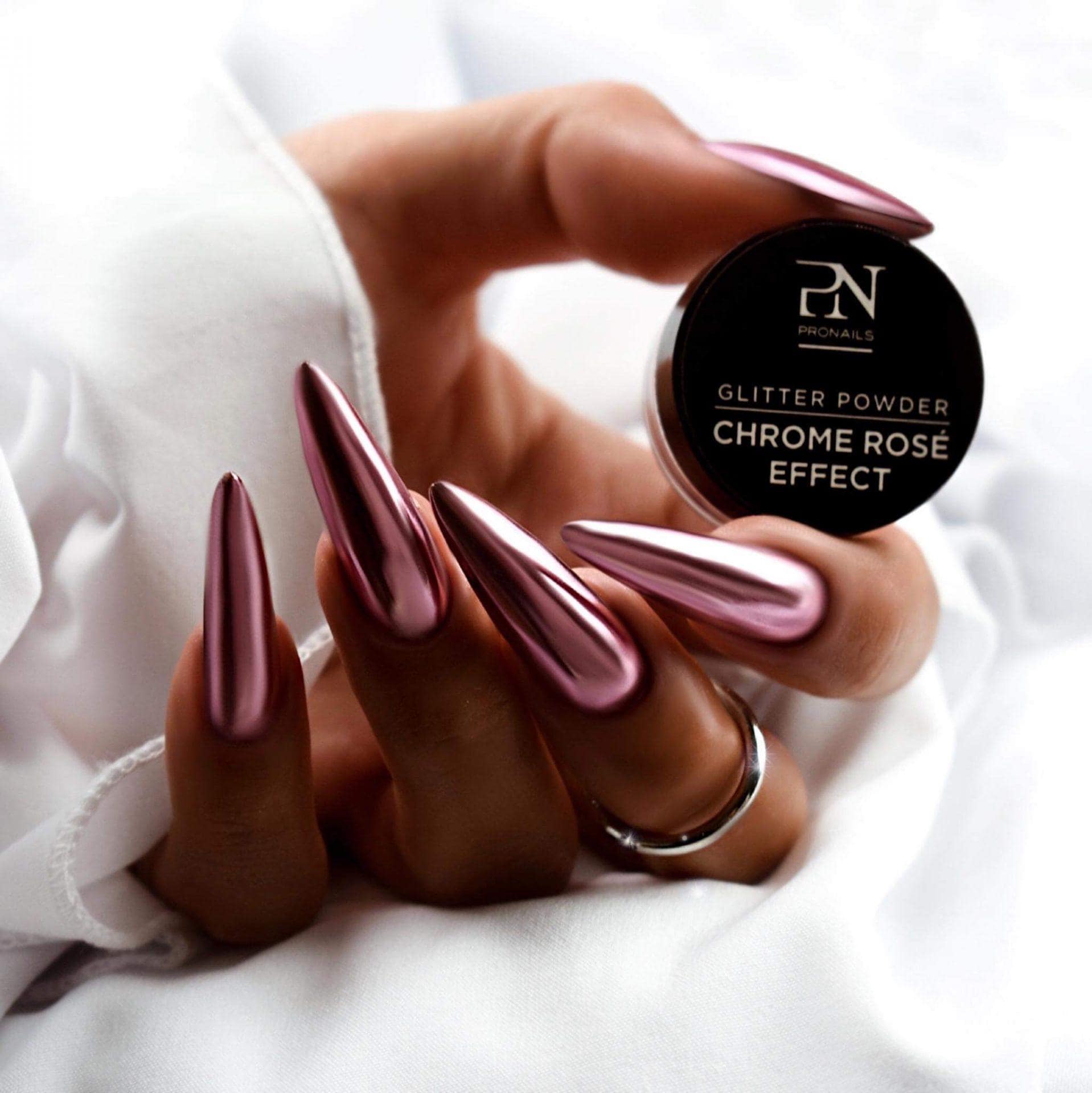 Glitter Powder Chrome Rosé Effect 1 g