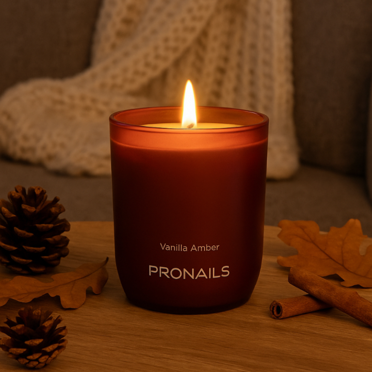 Vanilla Amber Scented Candle